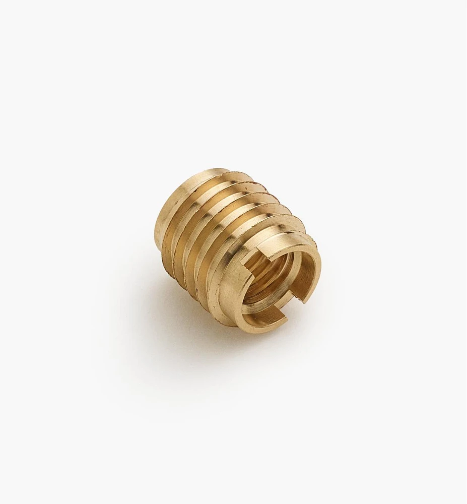 M10-1.5 Brass Knife-Edge Insert Nut