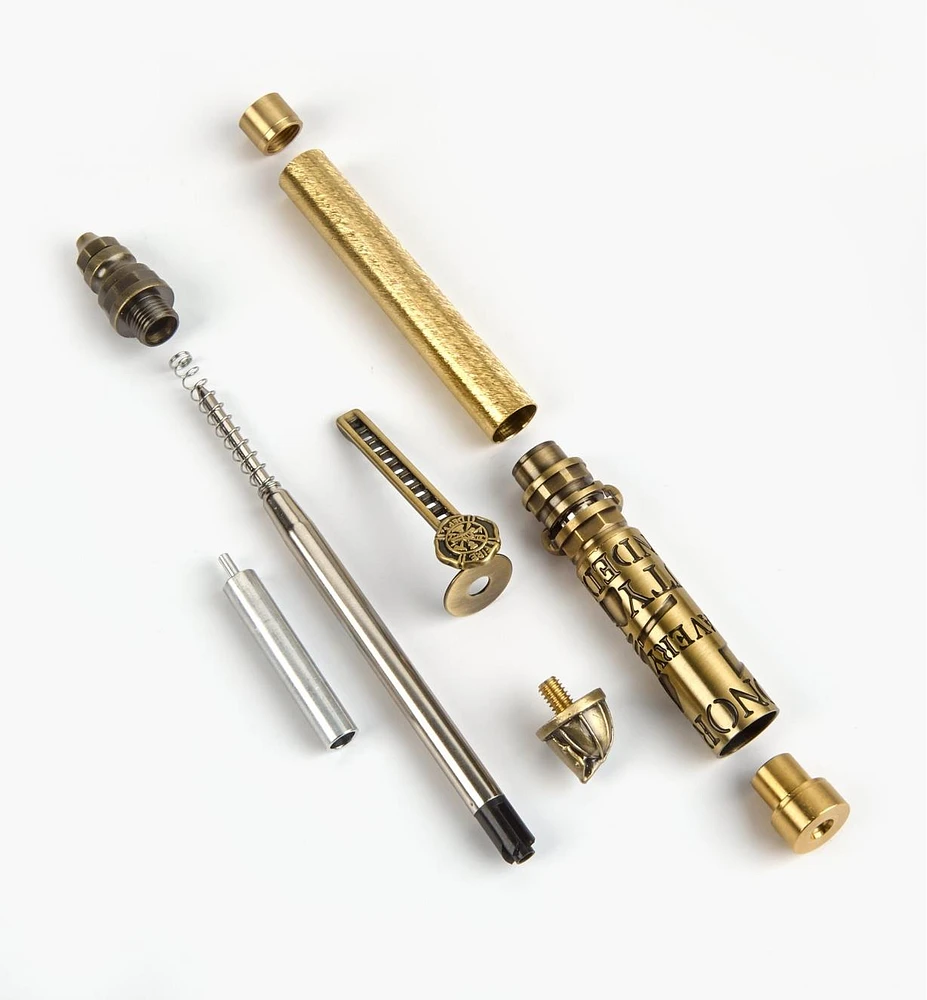 Firefighter Ballpoint Push & Lock Pen Hardware