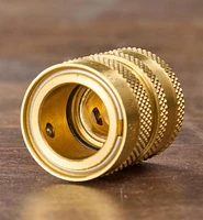 Brass Female Hose-End Water-Stop Coupler