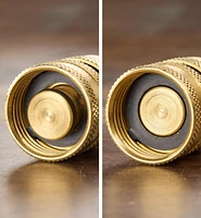 Brass Female Hose-End Water-Stop Coupler