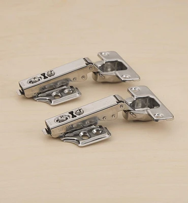 Stainless-Steel Euro-Style Cup 105° Overlay Hinges