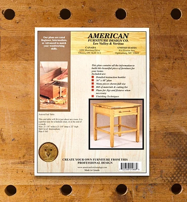 Aurora End Table Plan