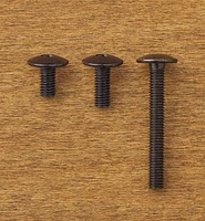 Rampa M6 Black Mushroom-Head Bolts