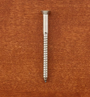 #12 × 2 1/2" 316 Stainless-Steel Flat-Head Screws