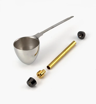 Turned Coffee Scoop Hardware