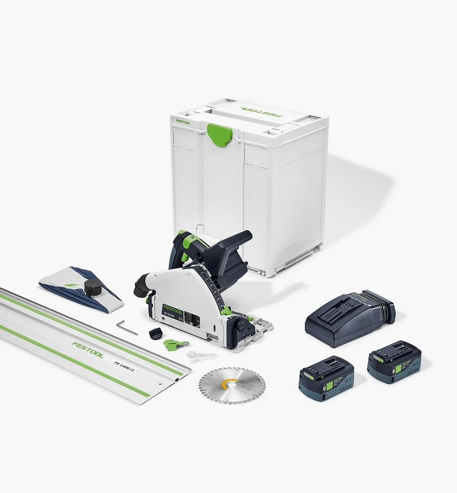 Festool Cordless Track Saw TSC 55 KEBI-F-Set-FS