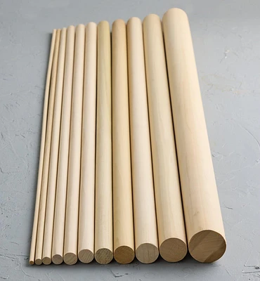 36" Poplar Dowel Rods