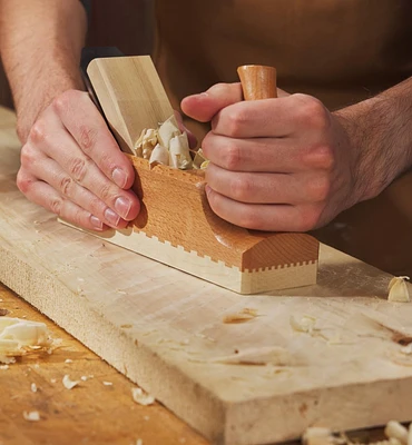 Riflard traditionnel en bois E.C. Emmerich