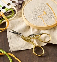 Gold-Plated Stork Scissors