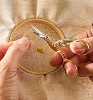Gold-Plated Stork Scissors
