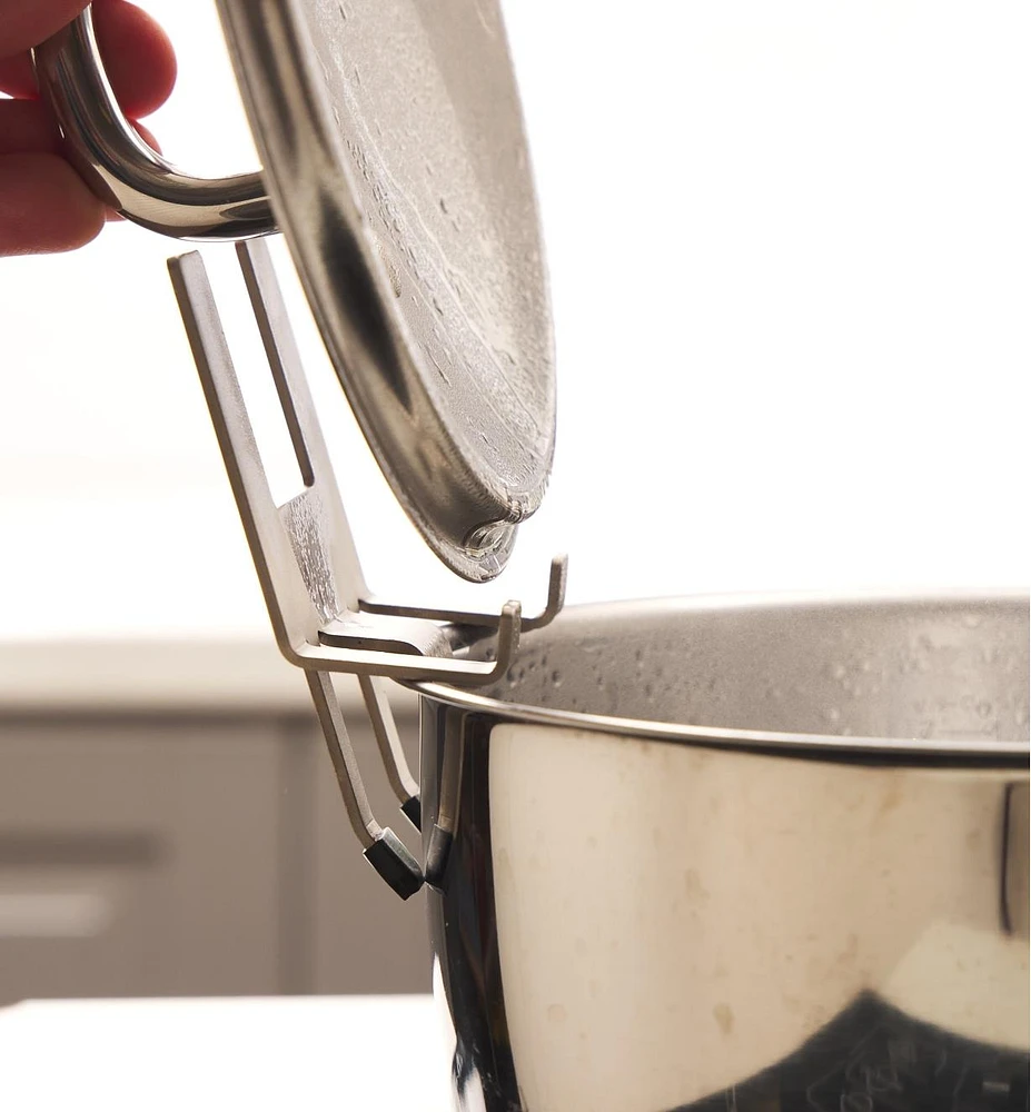 Stainless-Steel Pot Lid Holder