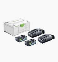 Ensemble batteries et chargeurs SYS 18V 2 × 8,0/2 × SCA16 Festool