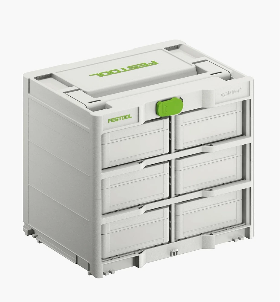 Festool Systainer³ Rack SYS3-RK/6 M 337-Set