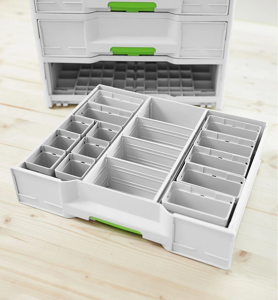 Festool Plastic Container Set 50 × 50/50 × 100 × 68