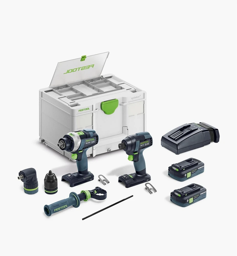 Festool TID 18 Impact Driver & TPC 18/4 Hammer Drill Set