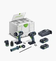 Festool TID 18 Impact Driver & TPC 18/4 Hammer Drill Set