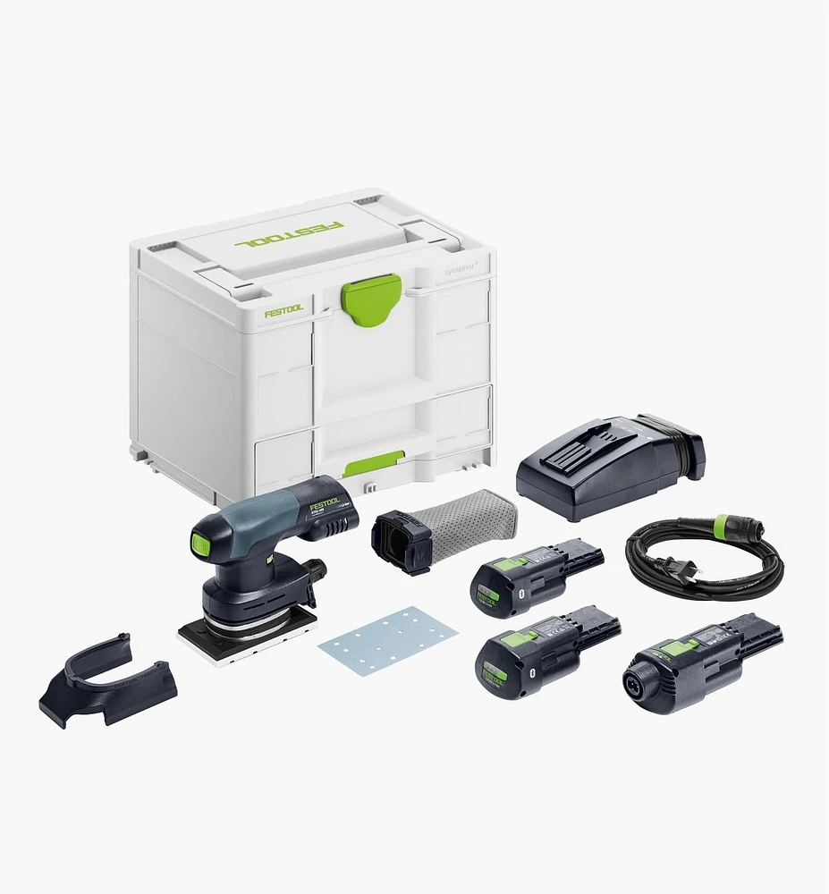 Ensemble de ponceuse vibrante sans fil RTSC 400 3,0 I Festool