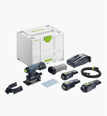 Ensemble de ponceuse vibrante sans fil RTSC 400 3,0 I Festool