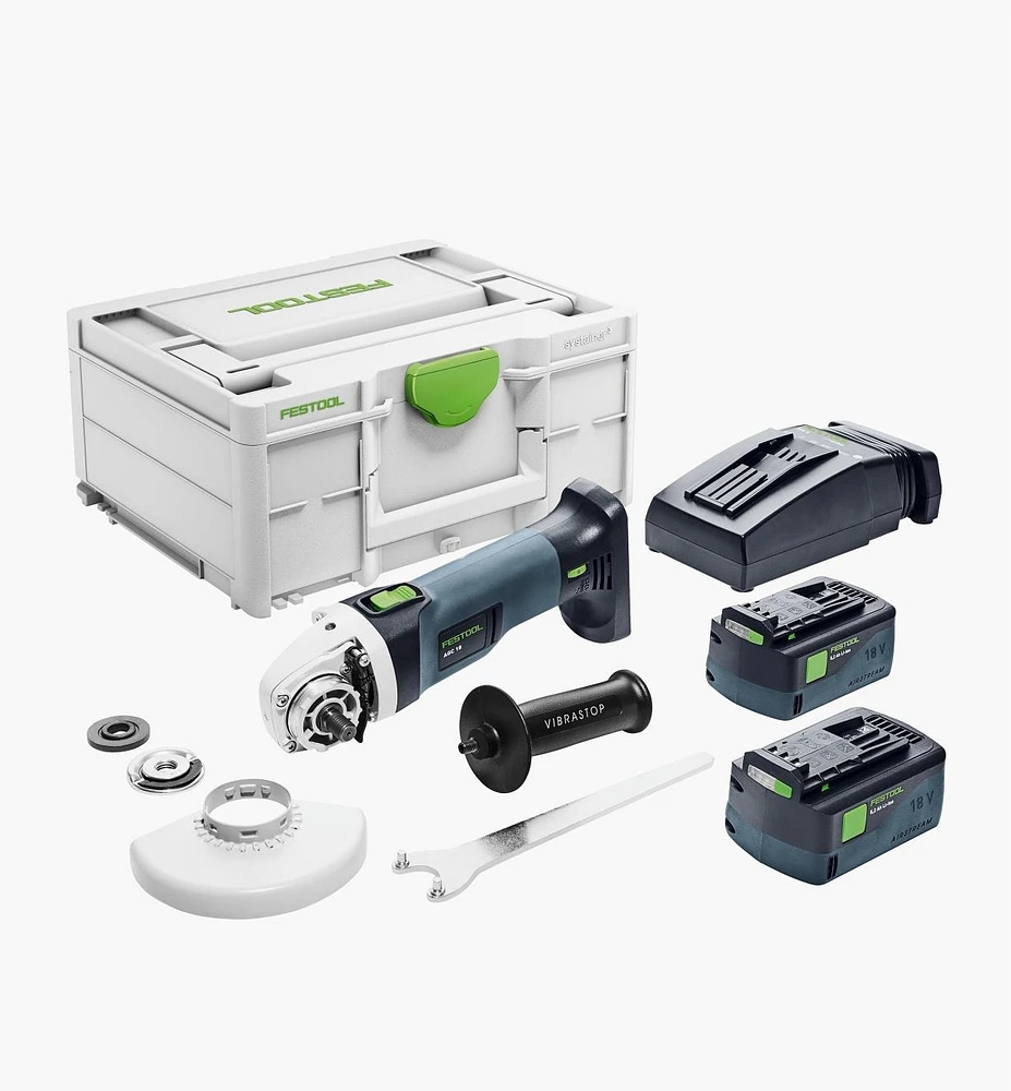 Festool Cordless Angle Grinder AGC 18-115 5,0 EBI-Plus