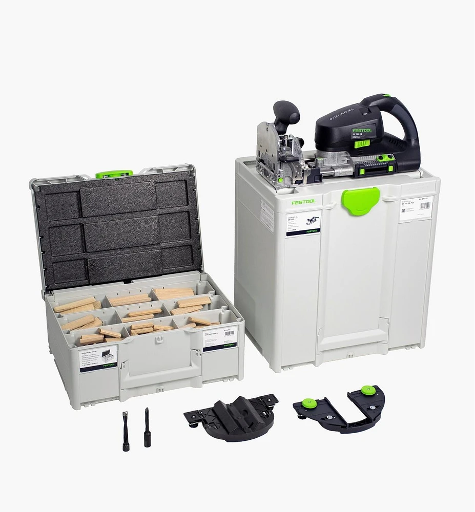 Ensemble fraiseuse DF 700 STRT et assortiment de tenons Domino Festool