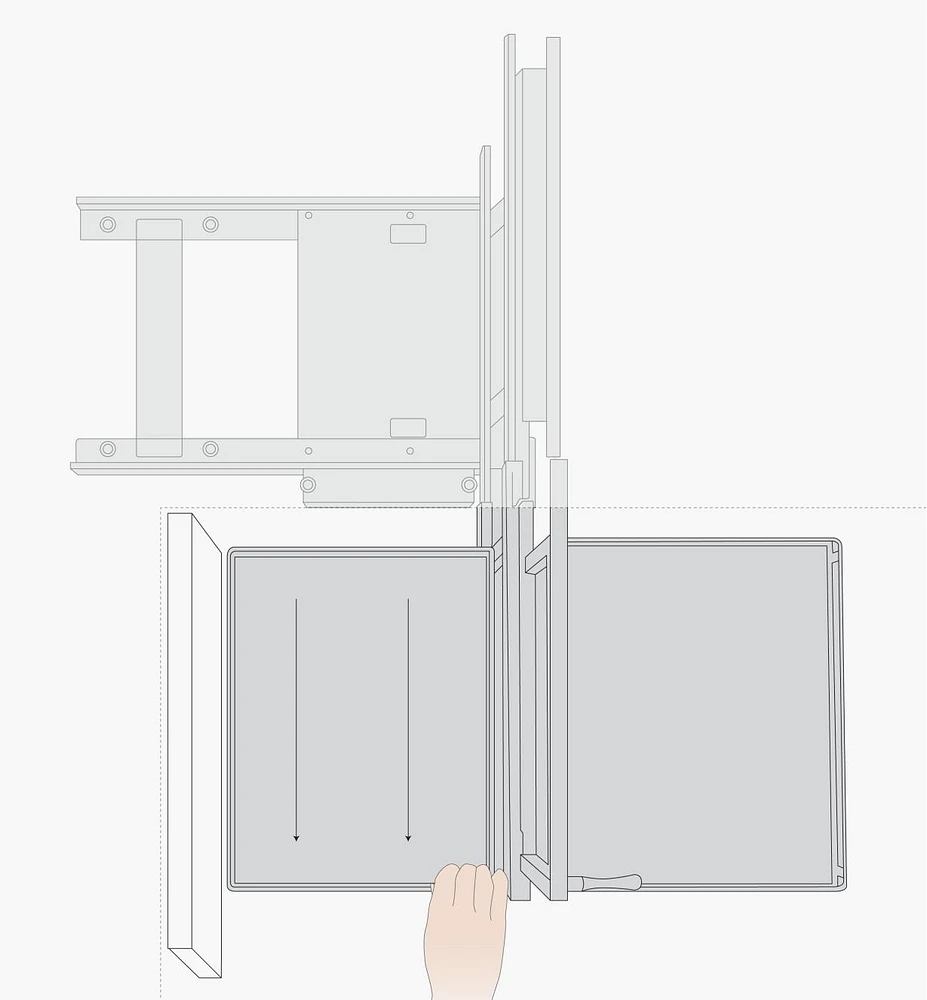 Rangement pour armoire de coin