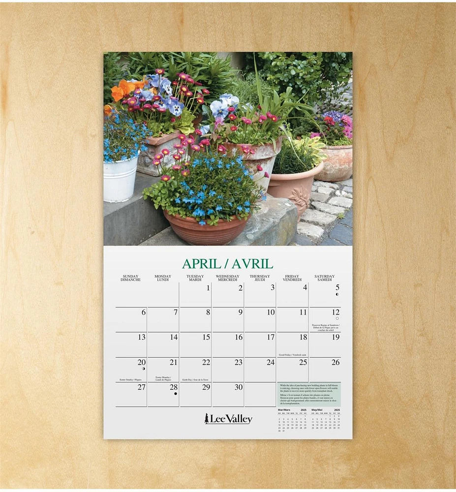 Lee Valley 16-Month Gardening Calendar