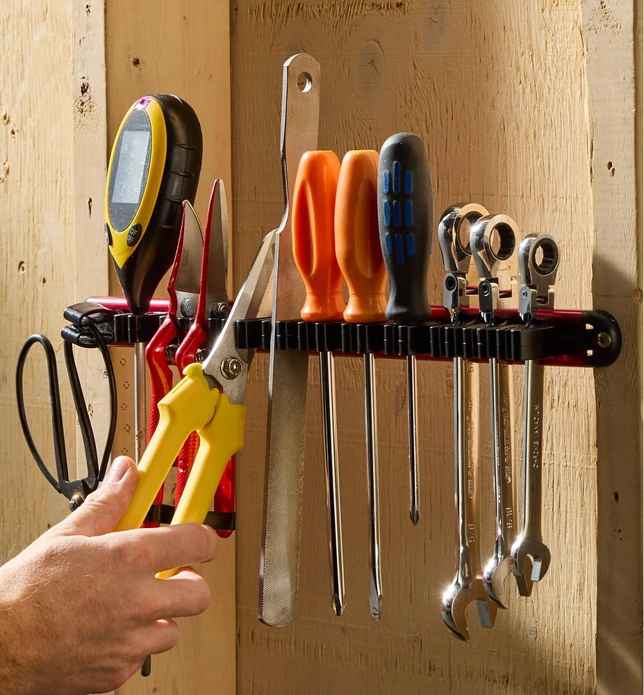 Porte-outils mural en aluminium