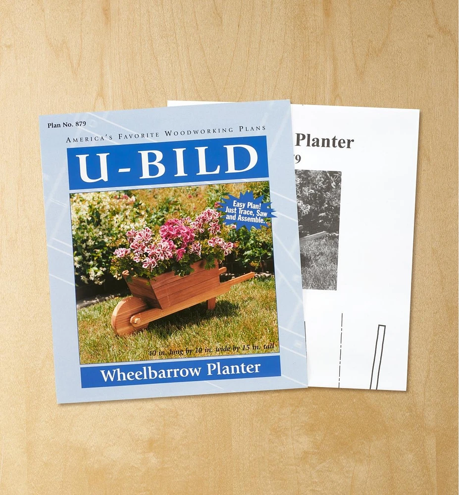 Wheelbarrow Planter Plan