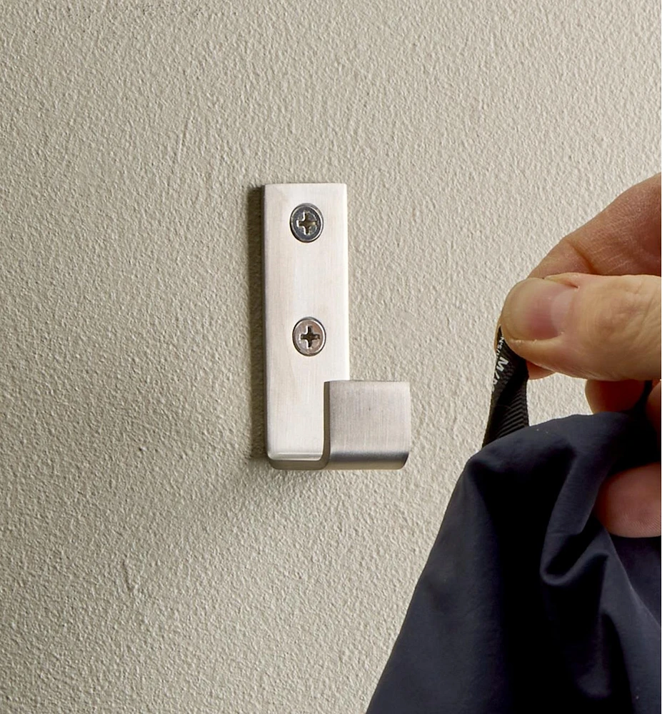 Stainless-Steel Single Square Utility Hook