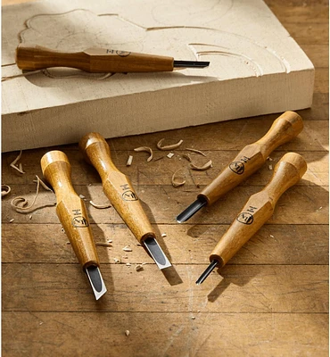 Set of 5 Japanese Detail Carving Tools