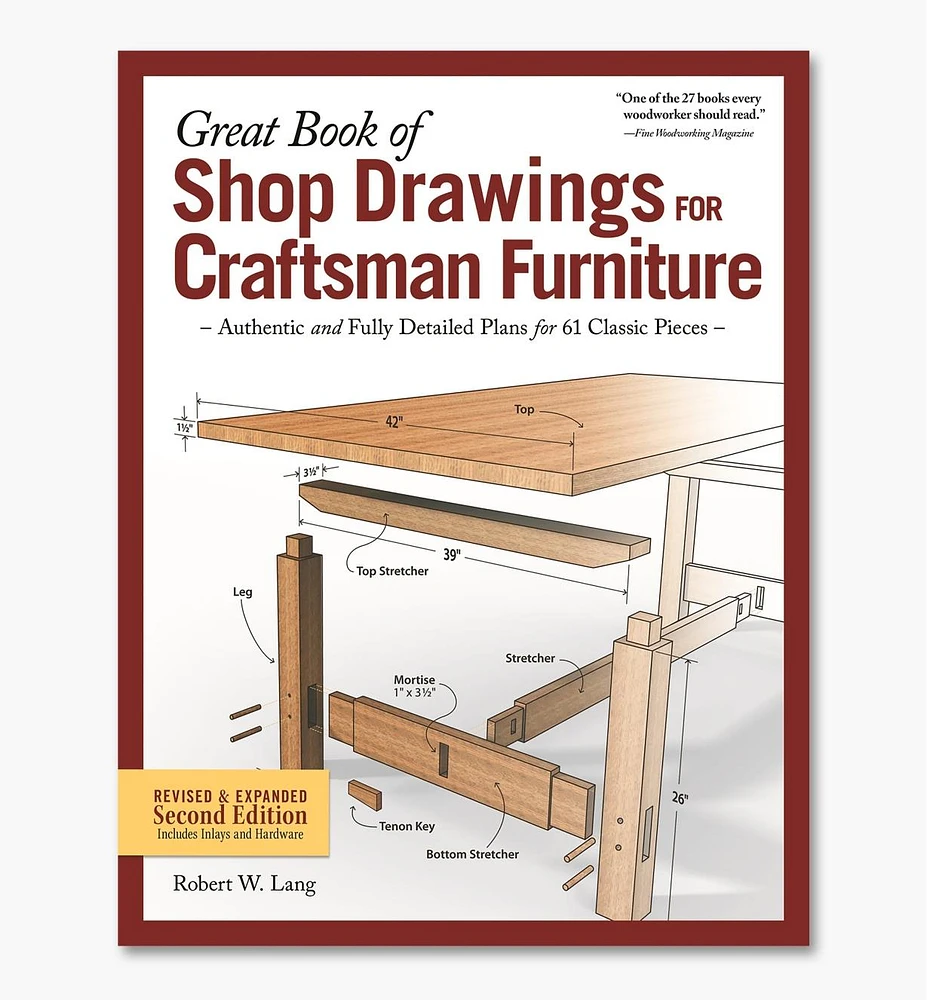 Great Book of Shop Drawings for Craftsman Furniture, Second Edition