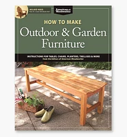 How to Make Outdoor & Garden Furniture