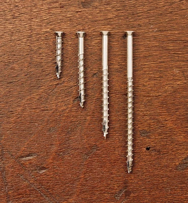 305 Stainless-Steel #7 Finishing-Head Screws