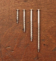 305 Stainless-Steel #7 Finishing-Head Screws