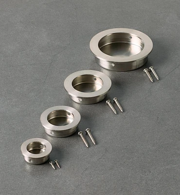 Stainless-Steel Round Recess Pulls