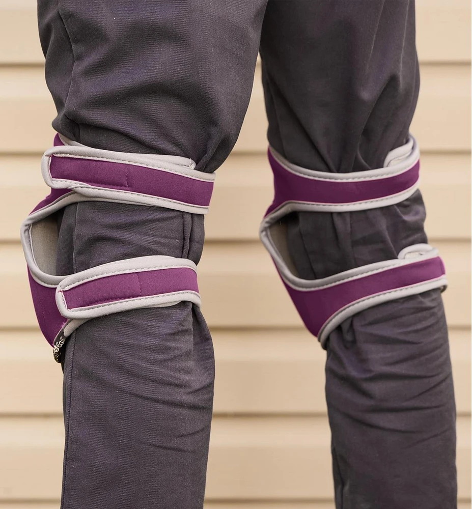 Memory Foam Knee Pads, Purple