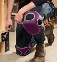 Memory Foam Knee Pads, Purple