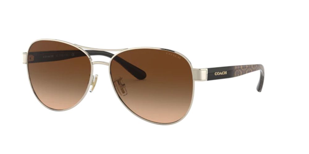 Coach Woman Hc7115 59 L1152 Light Gold Size: 59