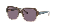 Coach Woman Transparent Brown Gradient