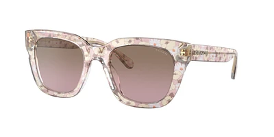 Coach Woman Transparent Rose Imprimé Floral