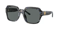 Tory Burch Woman Blue Tortoise