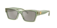 Tory Burch Woman Transparent Green & Ivory