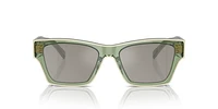 Tory Burch Woman Transparent Green & Ivory