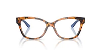 Tory Burch Woman Blue Flake Tortoise