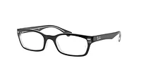 Ray-Ban Unisex Black On Transparent