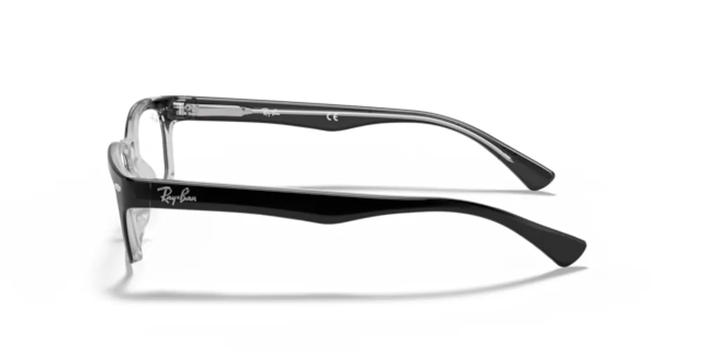 Ray-Ban Unisex Black On Transparent