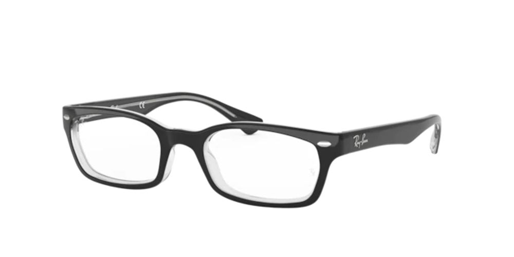 Ray-Ban Unisex Black On Transparent | Pike and Rose