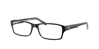 Ray-Ban Unisex Black On Transparent