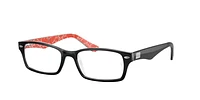 Ray-Ban Unisex Black On Red