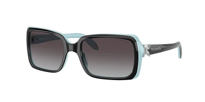 Tiffany Woman Black On Tiffany Blue